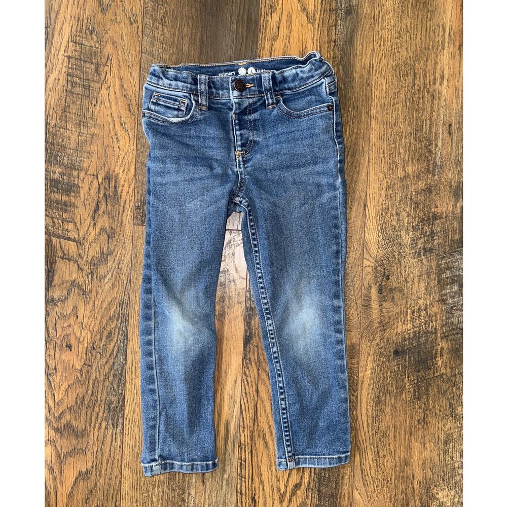 Unisex Toddler Medium Wash Jeans from PRIMARY CLOTHING (4T)